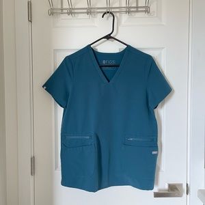 Blue Figs scrub top small